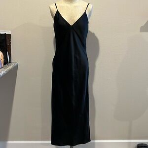 A New Day Black Midi Slip Dress